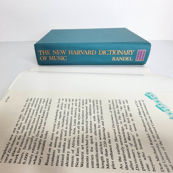 The New Harvard Dictionary Of Music - Edited By Don Randel - Reference Book - Picture 10 of 16